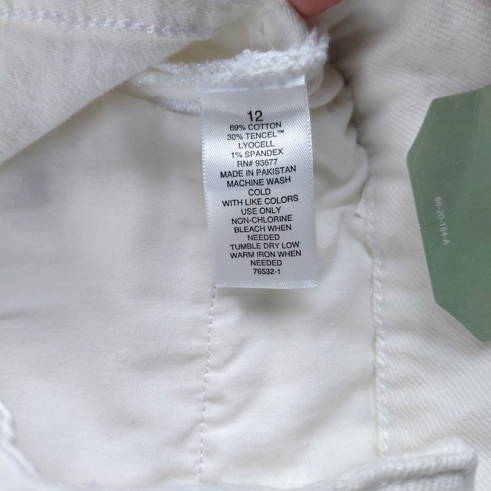 Ryegrass Jeans White Womens High Rise Super Flare Size 12 NEW Boho Coastal Chic - Picture 8 of 12